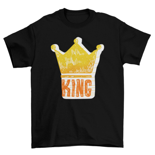 King with a Crown T-shirt