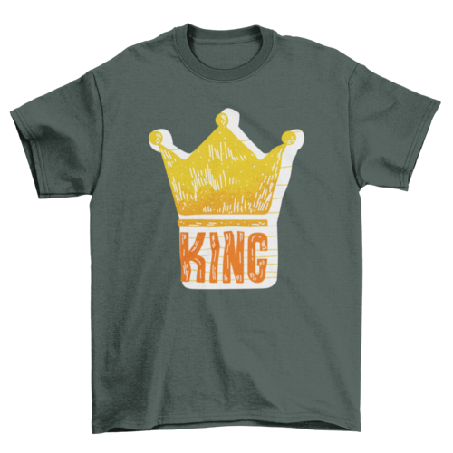 King with a Crown T-shirt